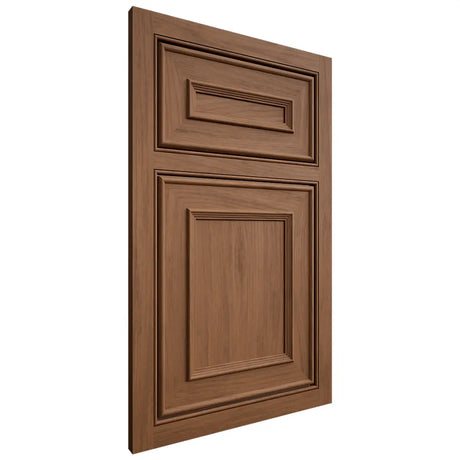 Shiloh Cabinetry Beaded Inset Dalton Alder Plain Cut Walnut Door