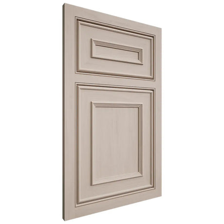 Shiloh Cabinetry Beaded Inset Dalton Alder Plain Cut White Sands Door