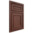 Shiloh Cabinetry Beaded Inset Dalton Cherry Plain Cut Bourbon Door