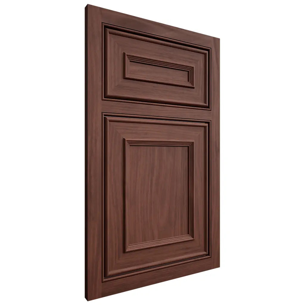 Shiloh Cabinetry Beaded Inset Dalton Cherry Plain Cut Bourbon Door