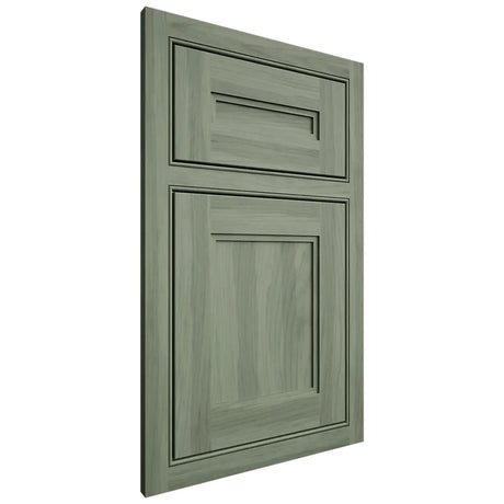 Shiloh Cabinetry Beaded Inset Dalton Hickory Plain Cut Moss Door