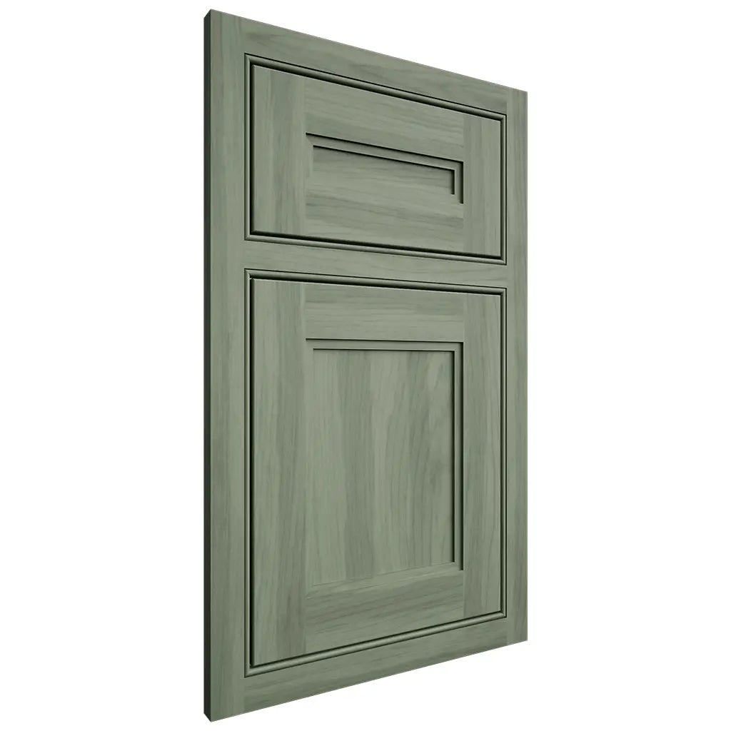 Shiloh Cabinetry Beaded Inset Dalton Hickory Plain Cut Moss Door