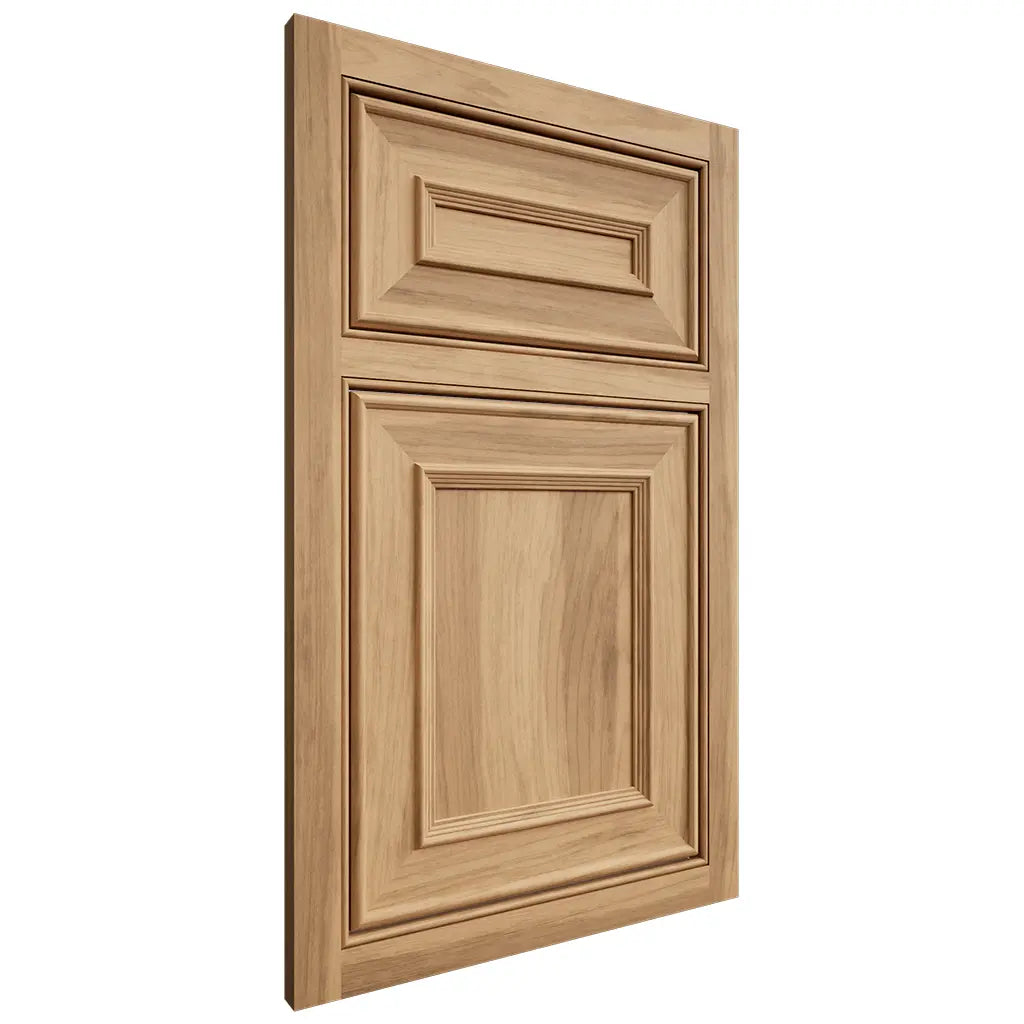 Shiloh Cabinetry Beaded Inset Dalton Hickory Plain Cut Natural Door