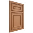 Shiloh Cabinetry Beaded Inset Dalton Maple Plain Cut Cashmere Door