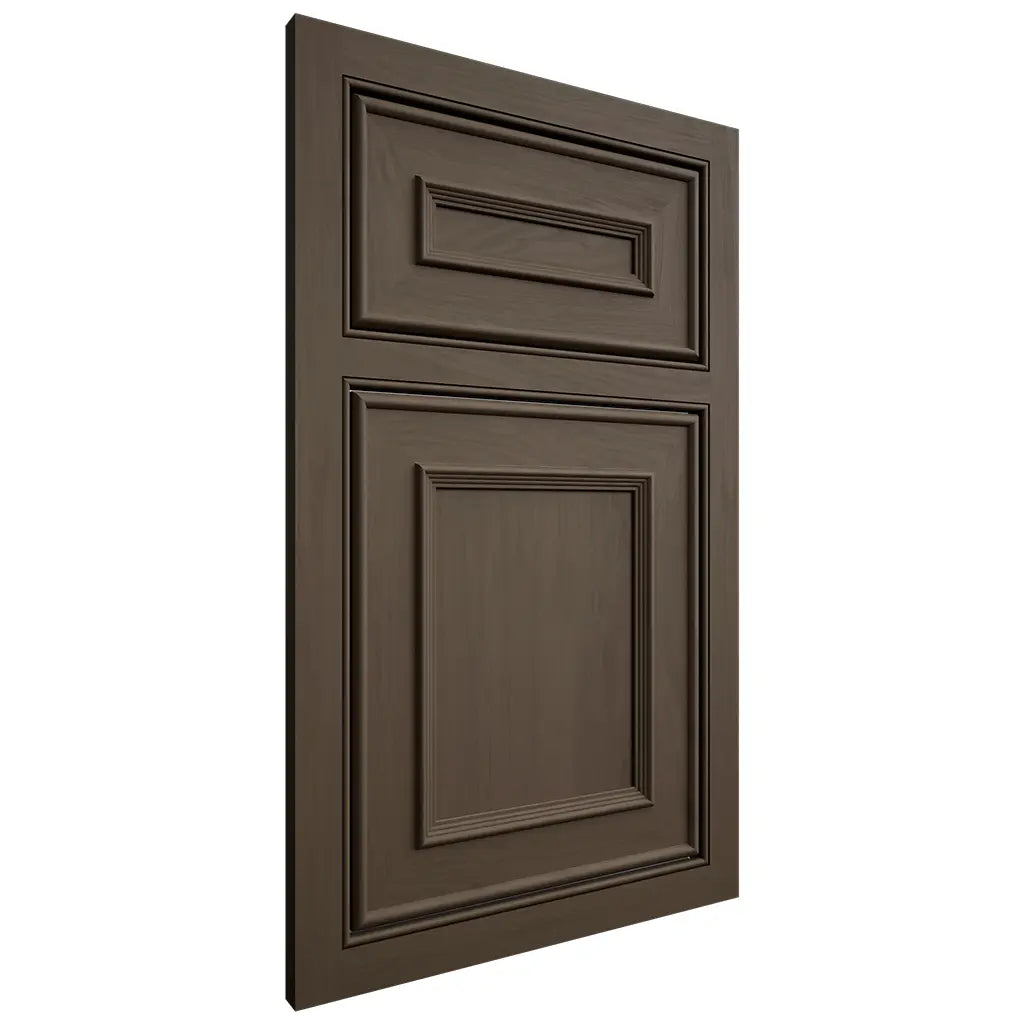 Shiloh Cabinetry Beaded Inset Dalton Maple Plain Cut Perfect Brown Door