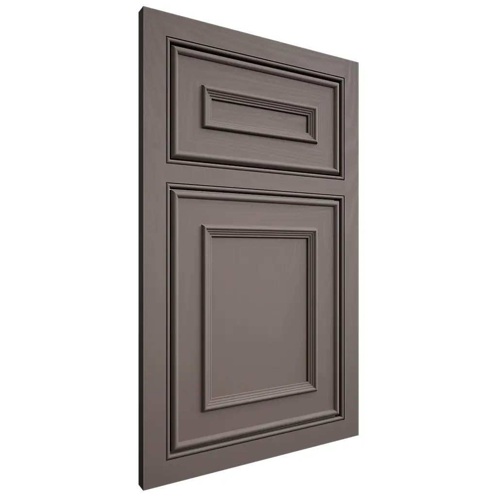 Shiloh Cabinetry Beaded Inset Dalton Poplar Plain Cut Heatherstone Door