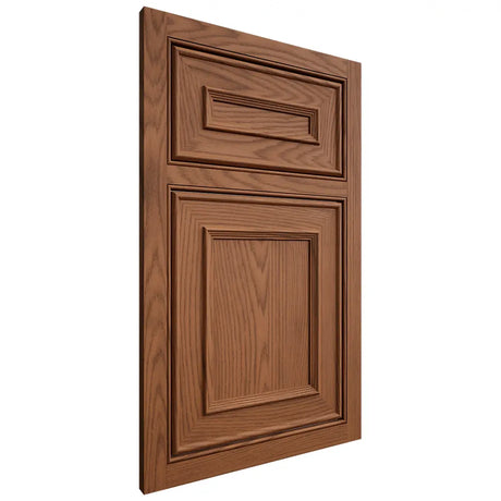Shiloh Cabinetry Beaded Inset Dalton Red Oak Plain Cut Braun Door