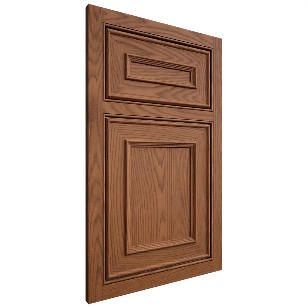 Shiloh Cabinetry Beaded Inset Dalton Red Oak Plain Cut Braun Door