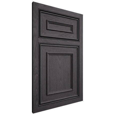 Shiloh Cabinetry Beaded Inset Dalton Red Oak Plain Cut Harbor Door