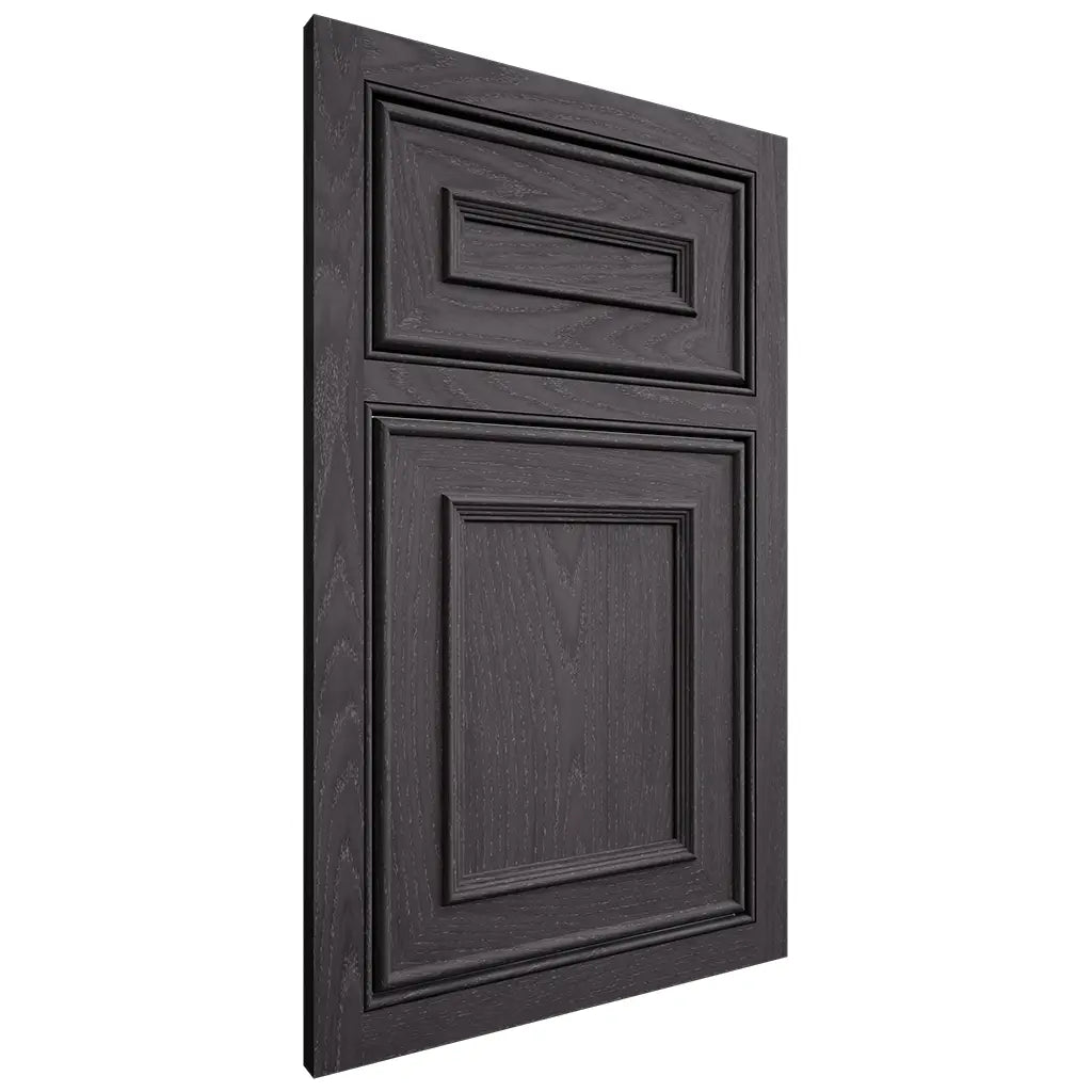 Shiloh Cabinetry Beaded Inset Dalton Red Oak Plain Cut Harbor Door