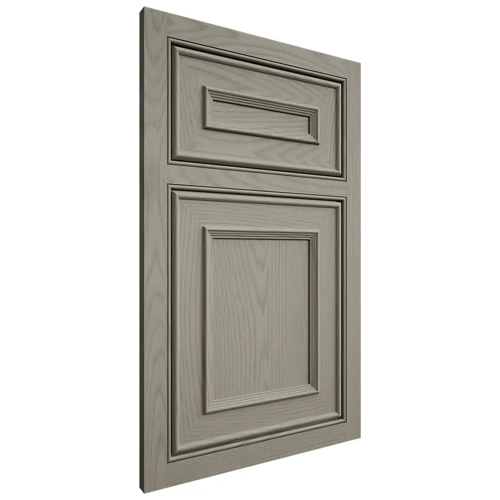Shiloh Cabinetry Beaded Inset Dalton Red Oak Plain Cut Thyme Door