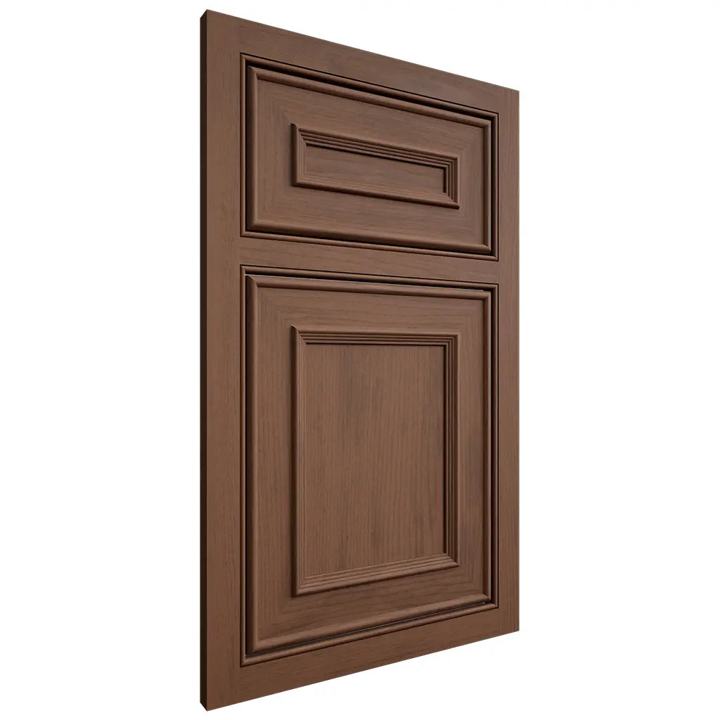 Shiloh Cabinetry Beaded Inset Dalton Walnut Plain Cut Natural Door