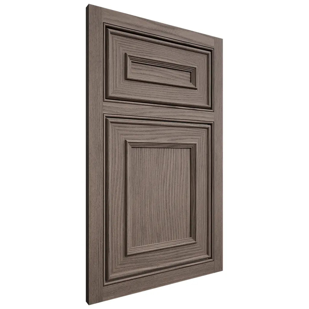 Shiloh Cabinetry Beaded Inset Dalton White Oak Plain Cut Clay Door