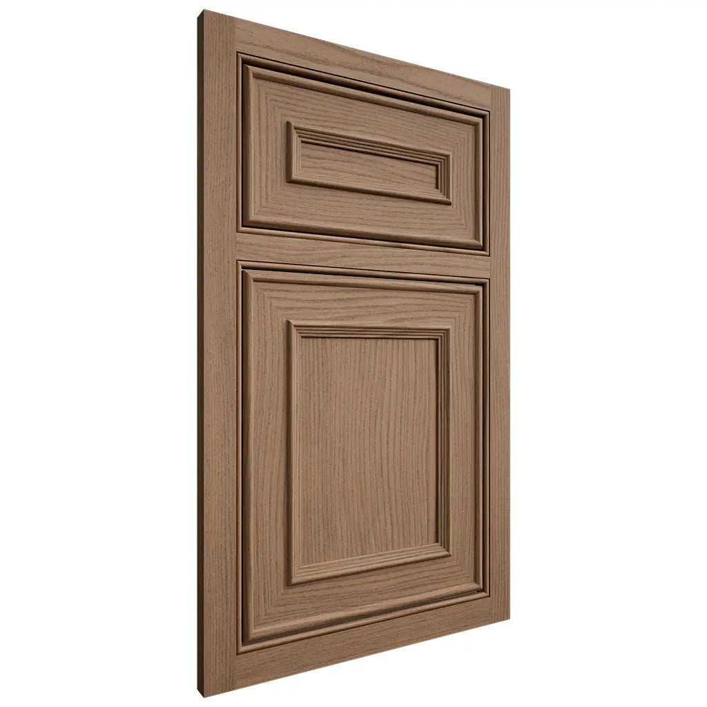 Shiloh Cabinetry Beaded Inset Dalton White Oak Plain Cut Medium Door