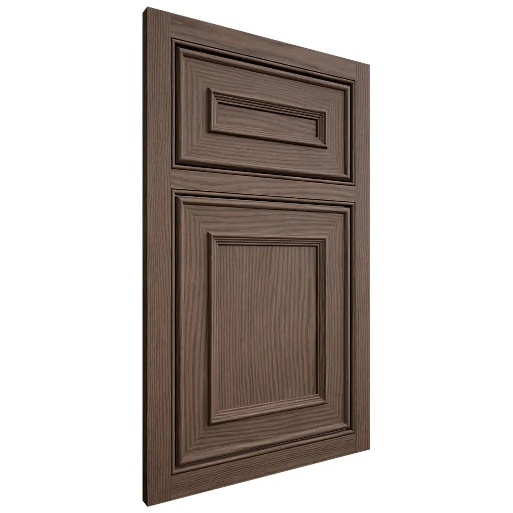 Shiloh Cabinetry Beaded Inset Dalton White Oak Plain Cut Mineral Door