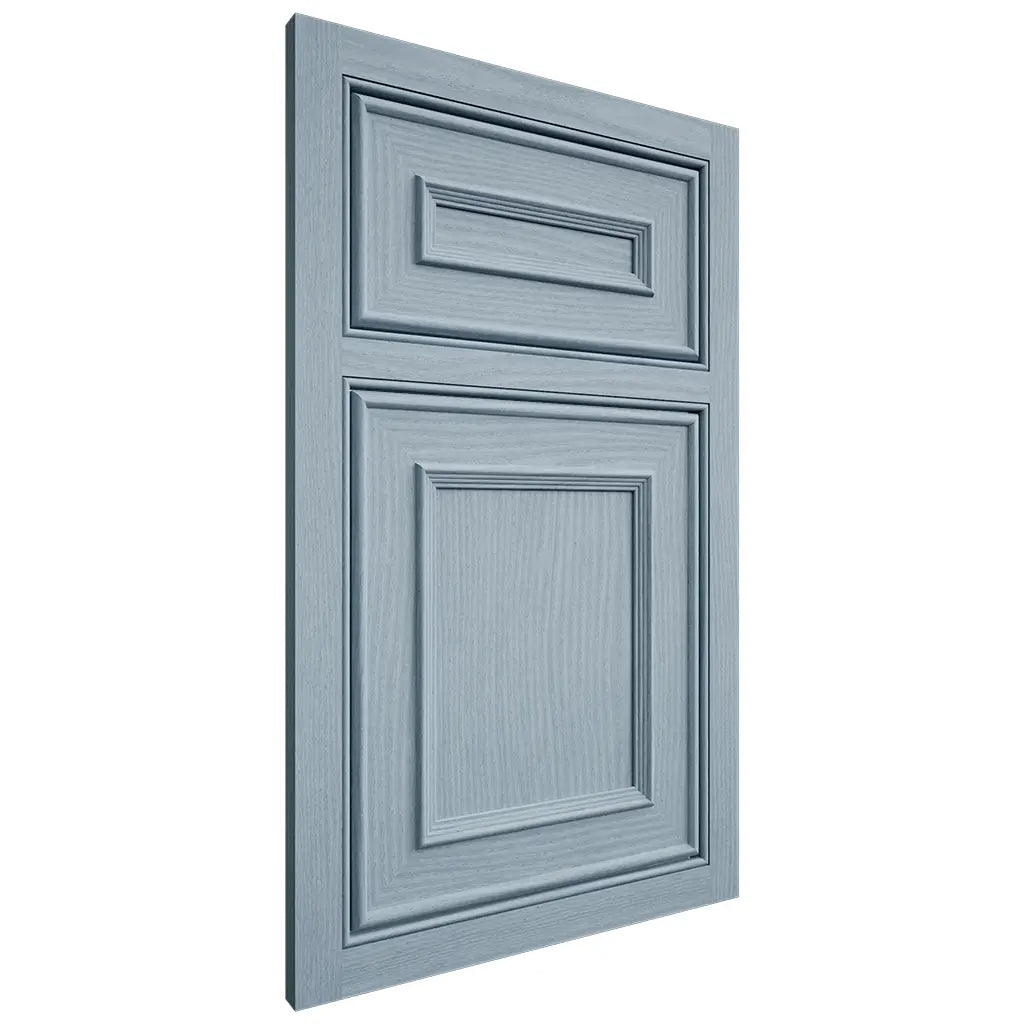 Shiloh Cabinetry Beaded Inset Dalton White Oak Plain Cut Sky Door