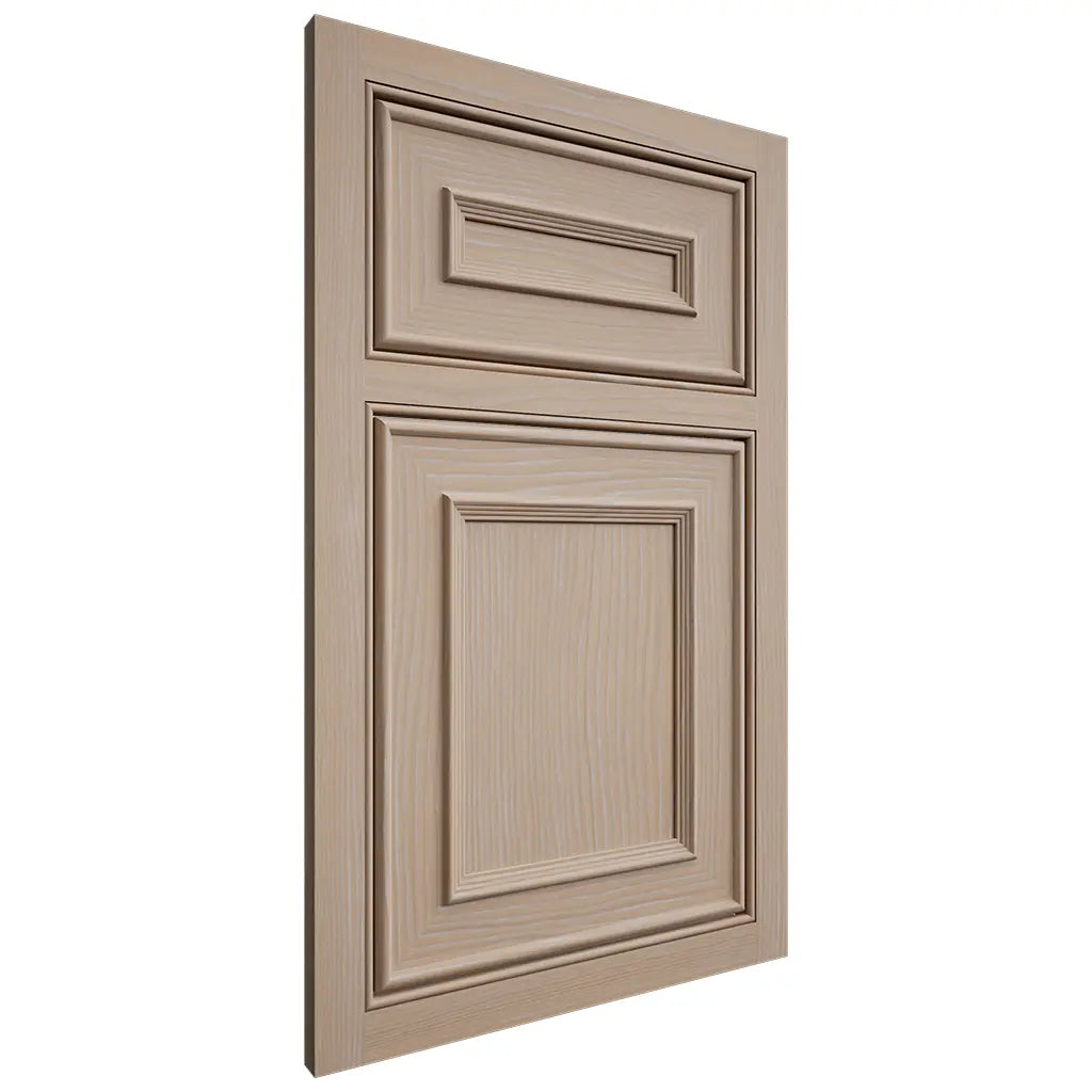 Shiloh Cabinetry Beaded Inset Dalton White Oak Plain Cut Straw Door