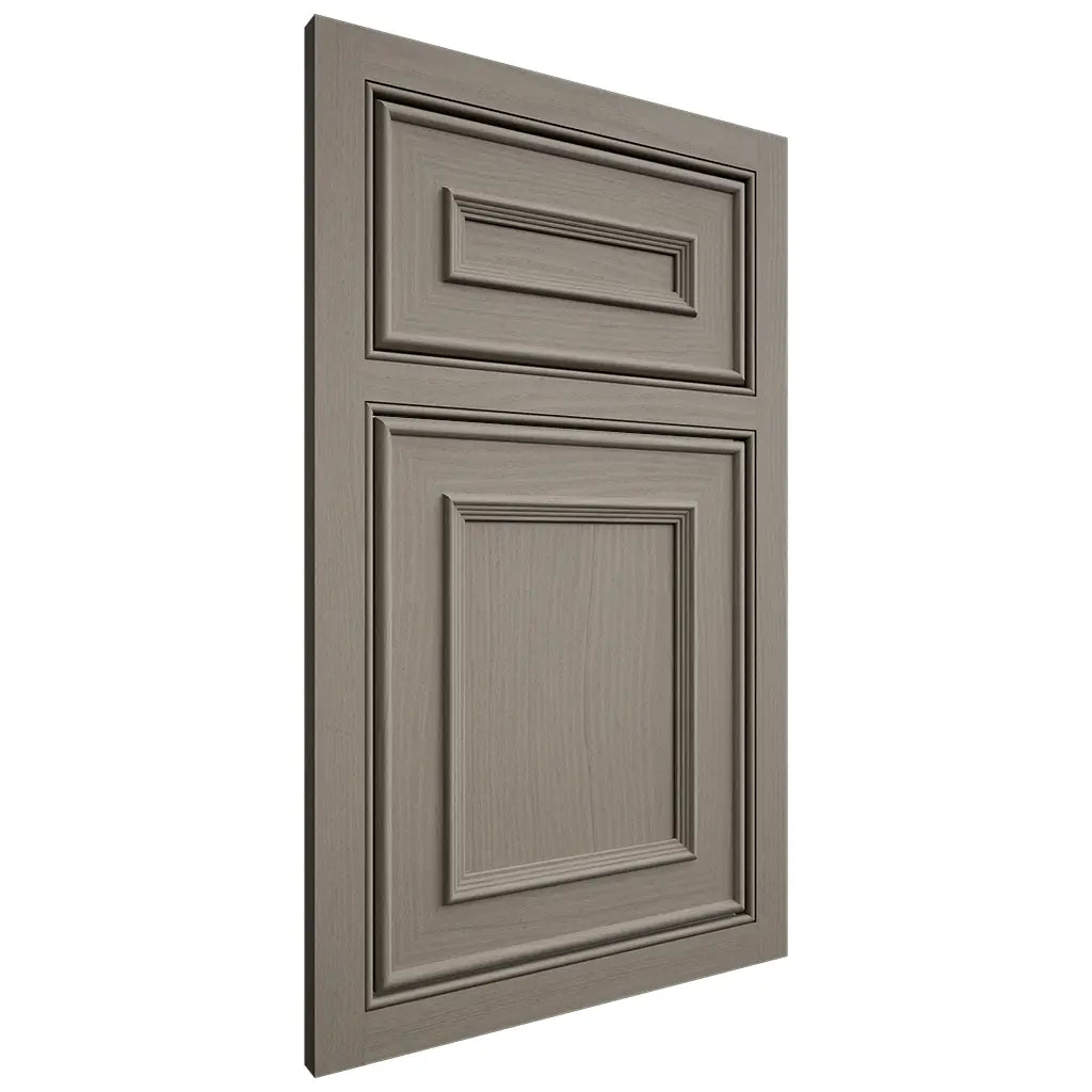 Shiloh Cabinetry Beaded Inset Dalton White Oak Plain Cut Thyme Door