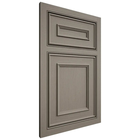 Shiloh Cabinetry Beaded Inset Dalton White Oak Plain Cut Thyme Door