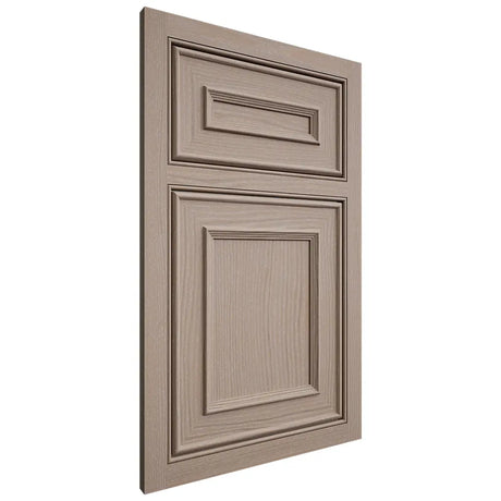 Shiloh Cabinetry Beaded Inset Dalton White Oak Plain Cut Whitewash Door