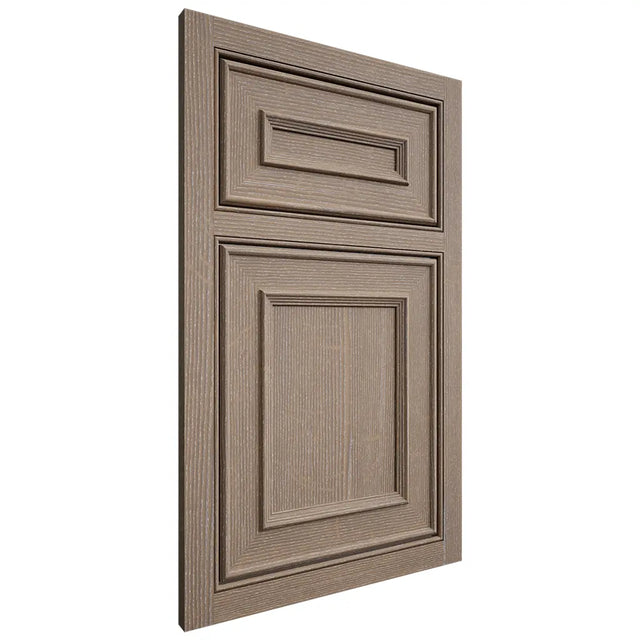 Shiloh Cabinetry Beaded Inset Dalton White Oak Quarter Sawn Almond Door