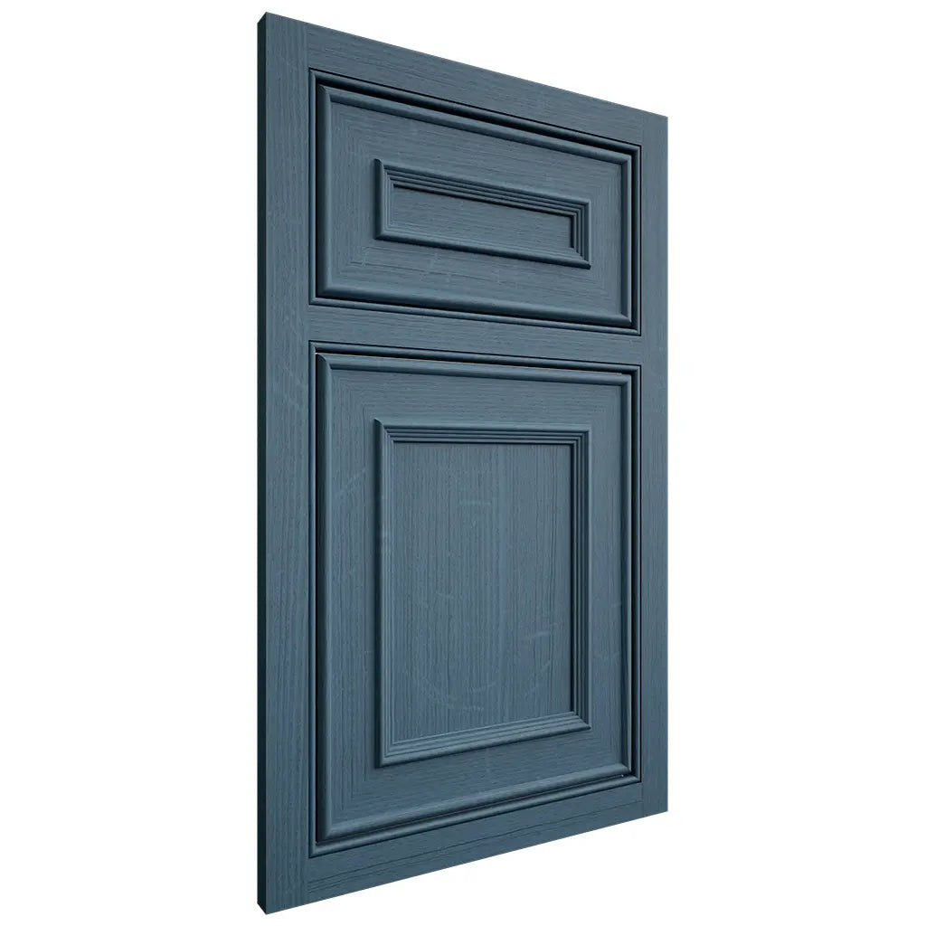 Shiloh Cabinetry Beaded Inset Dalton White Oak Quarter Sawn Hudson Door