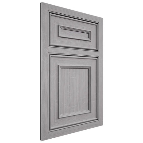 Shiloh Cabinetry Beaded Inset Dalton White Oak Quarter Sawn Stratus Door