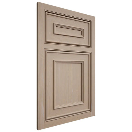 Shiloh Cabinetry Beaded Inset Dalton White Oak Quarter Sawn Straw Door