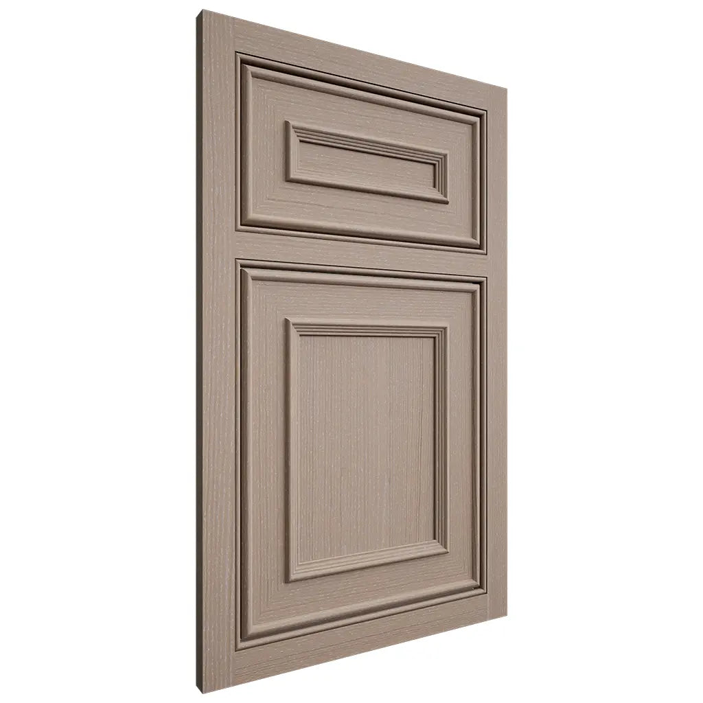 Shiloh Cabinetry Beaded Inset Dalton White Oak Quarter Sawn Whitewash Door