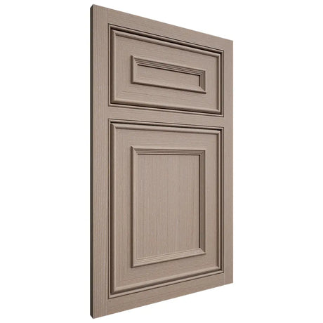 Shiloh Cabinetry Beaded Inset Dalton White Oak Quarter Sawn Whitewash Door