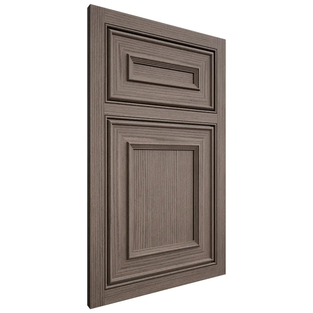Shiloh Cabinetry Beaded Inset Dalton White Oak Rift Cut Clay Door