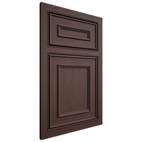 Shiloh Cabinetry Beaded Inset Dalton White Oak Rift Cut Dusk Door
