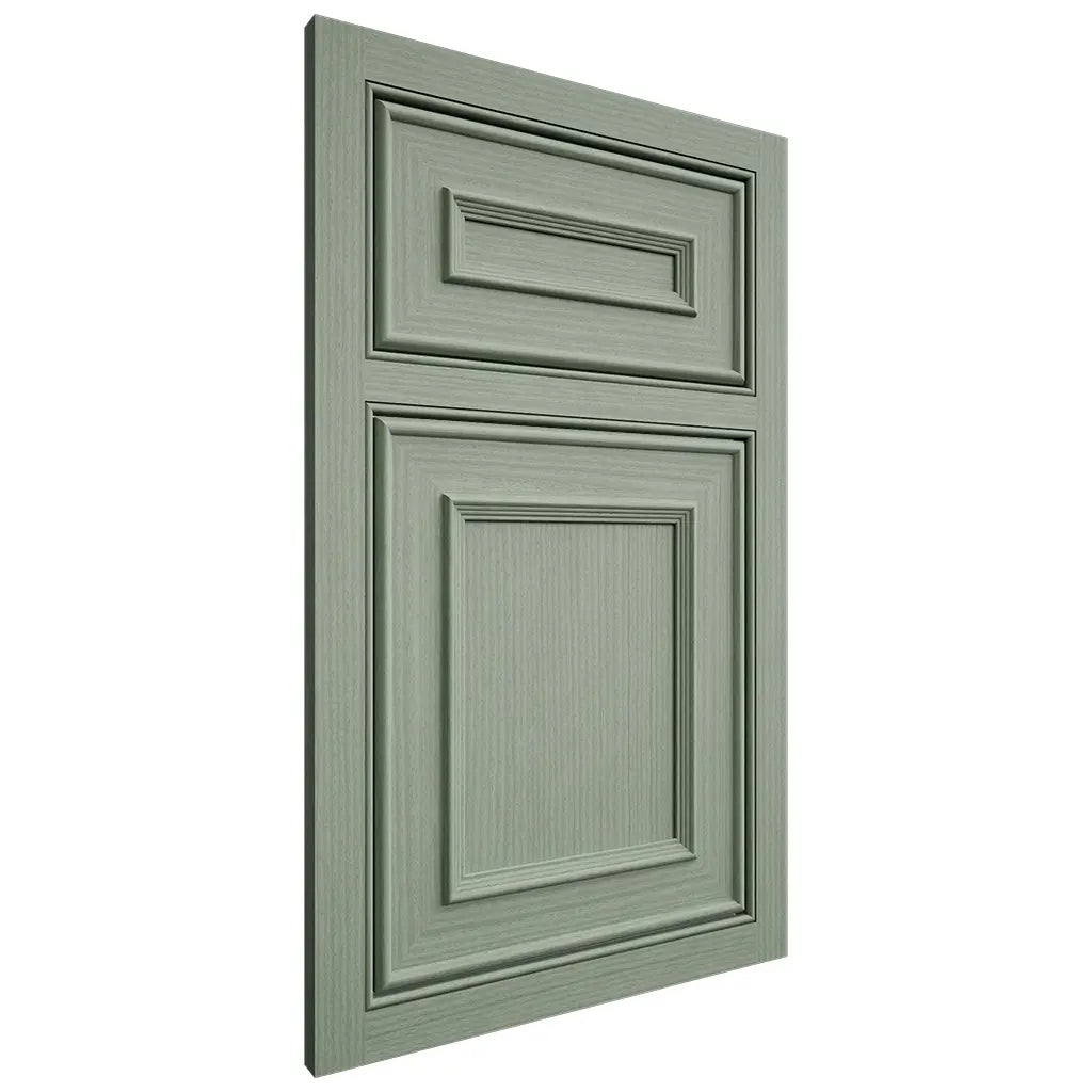 Shiloh Cabinetry Beaded Inset Dalton White Oak Rift Cut Moss Door