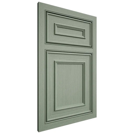 Shiloh Cabinetry Beaded Inset Dalton White Oak Rift Cut Moss Door