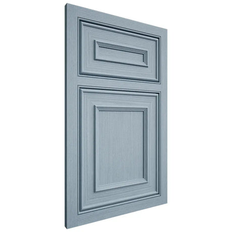 Shiloh Cabinetry Beaded Inset Dalton White Oak Rift Cut Sky Door