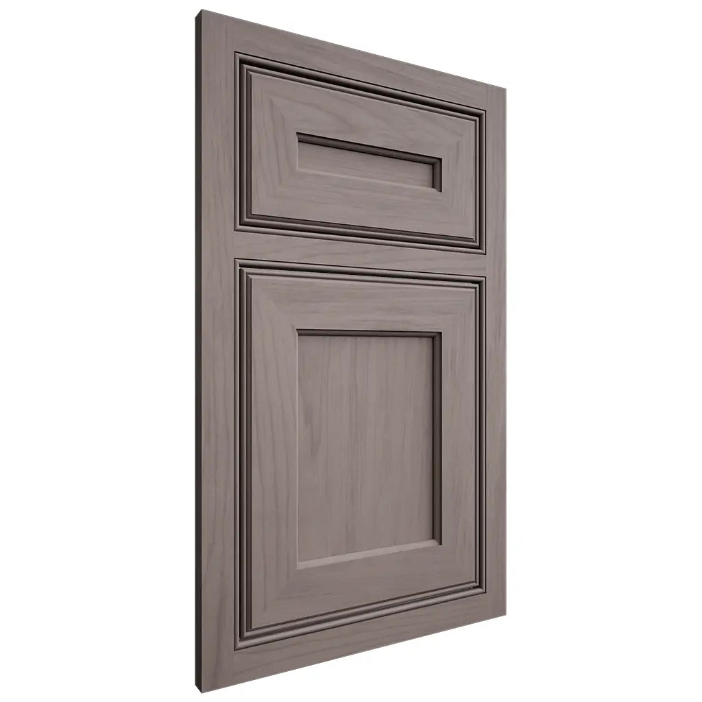 Shiloh Cabinetry Beaded Inset Essex Alder Plain Cut Stonehenge Door