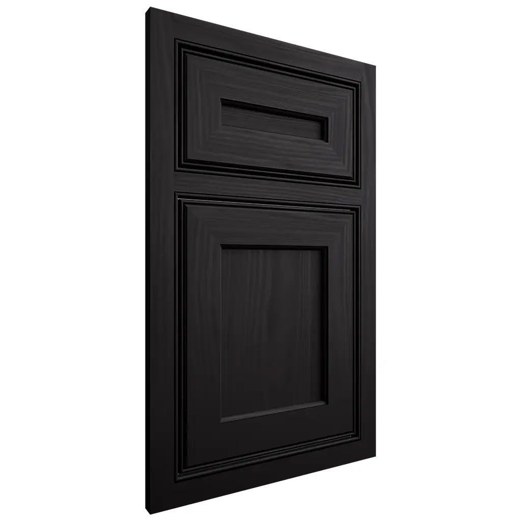 Shiloh Cabinetry Beaded Inset Essex Cherry Plain Cut Espresso Door