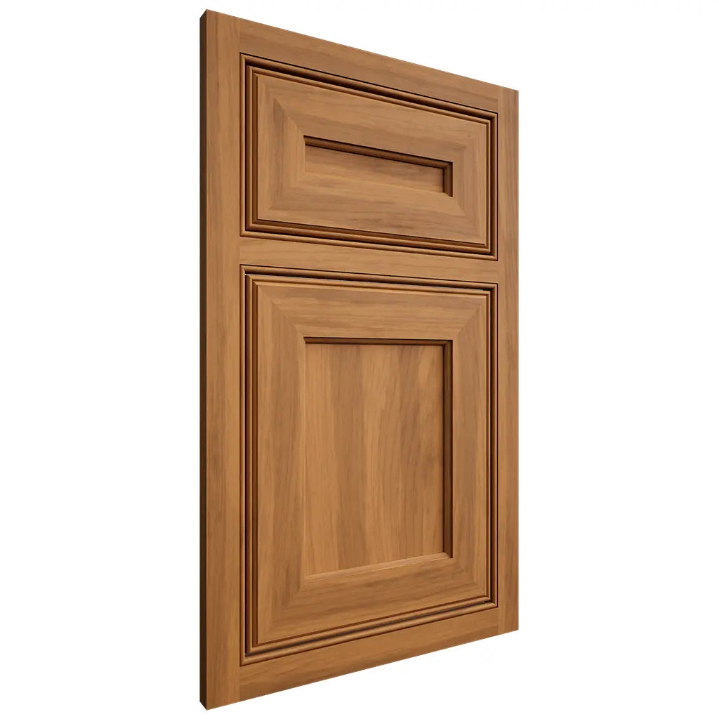 Shiloh Cabinetry Beaded Inset Essex Hickory Plain Cut Medium Door