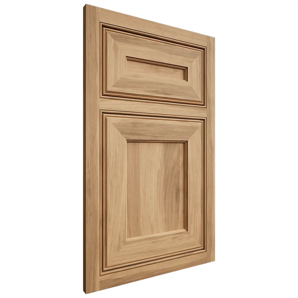 Shiloh Cabinetry Beaded Inset Essex Hickory Plain Cut Natural Door