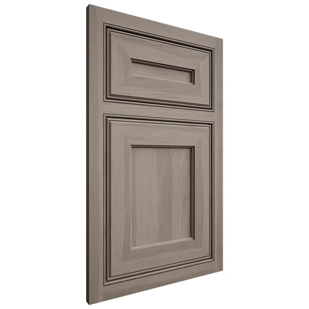 Shiloh Cabinetry Beaded Inset Essex Hickory Plain Cut Sterling Door
