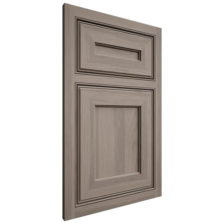 Shiloh Cabinetry Beaded Inset Essex Hickory Plain Cut Sterling Door