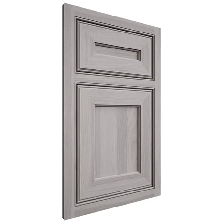 Shiloh Cabinetry Beaded Inset Essex Hickory Plain Cut Stratus Door
