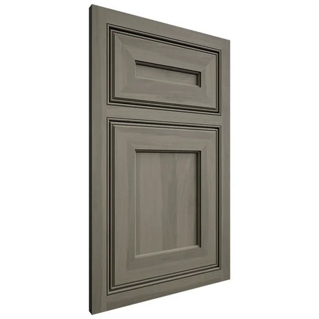 Shiloh Cabinetry Beaded Inset Essex Hickory Plain Cut Thyme Door