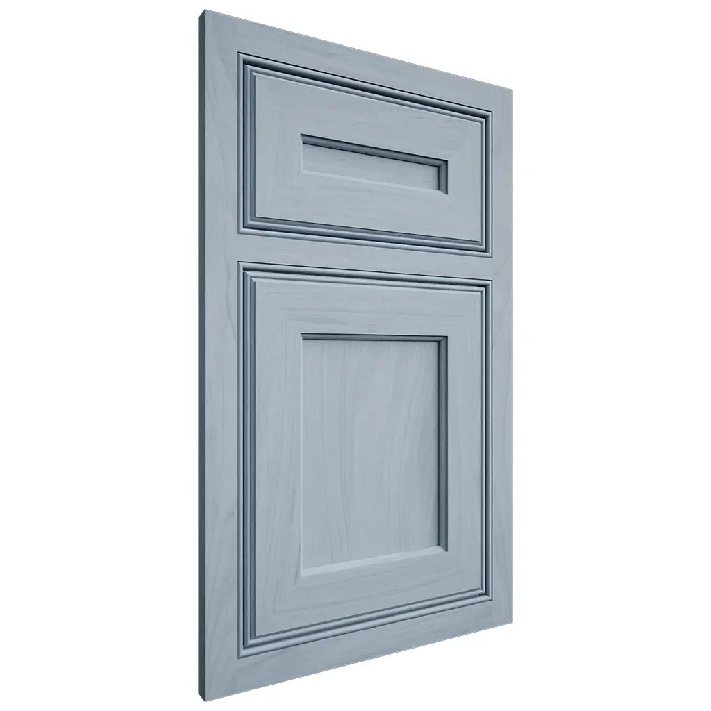 Shiloh Cabinetry Beaded Inset Essex Poplar Plain Cut Sky Door