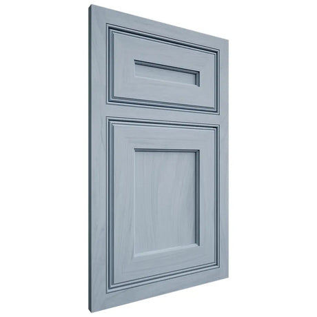 Shiloh Cabinetry Beaded Inset Essex Poplar Plain Cut Sky Door