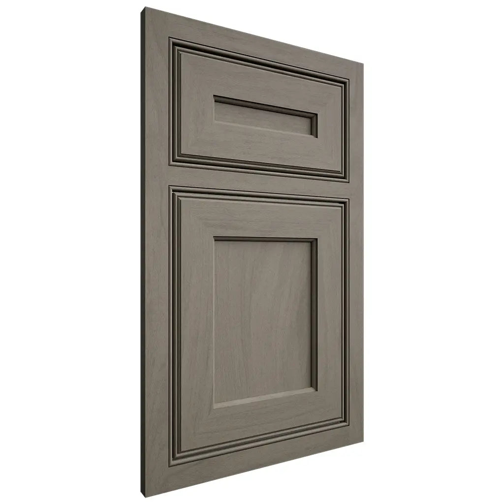 Shiloh Cabinetry Beaded Inset Essex Poplar Plain Cut Thyme Door