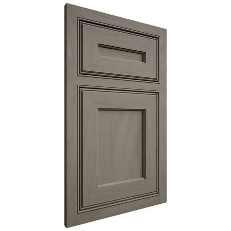 Shiloh Cabinetry Beaded Inset Essex Poplar Plain Cut Thyme Door
