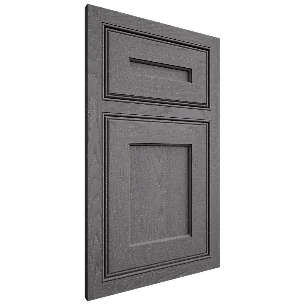 Shiloh Cabinetry Beaded Inset Essex Red Oak Plain Cut Cadet Door