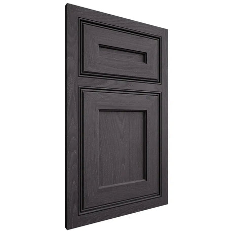 Shiloh Cabinetry Beaded Inset Essex Red Oak Plain Cut Harbor Door
