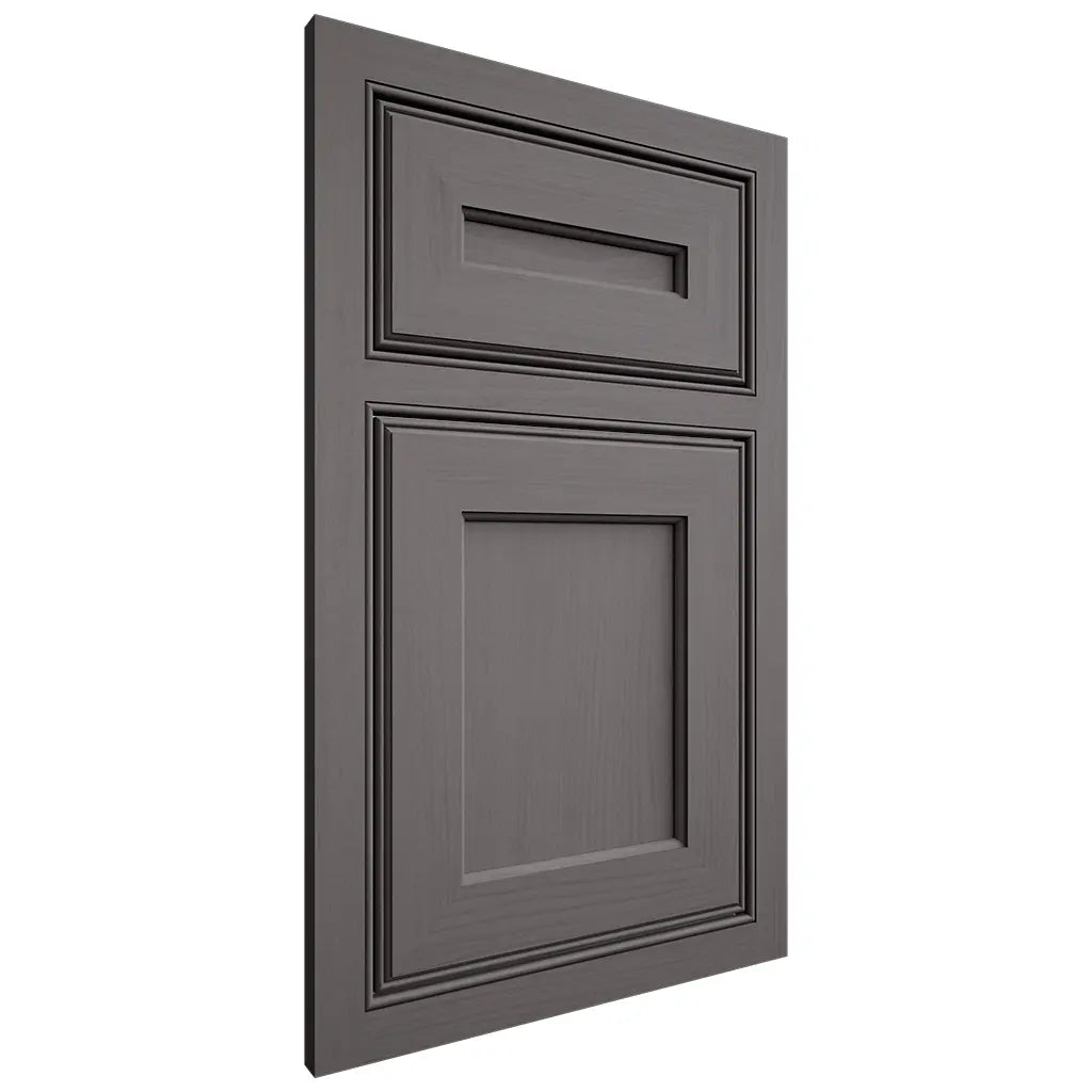 Shiloh Cabinetry Beaded Inset Essex Walnut Plain Cut Cadet Door